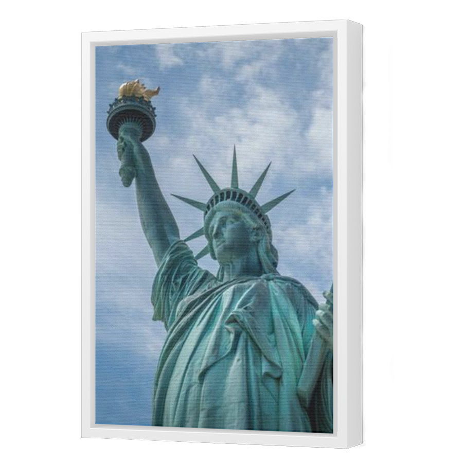 Thumbnail for Canvas - White Floating Frame