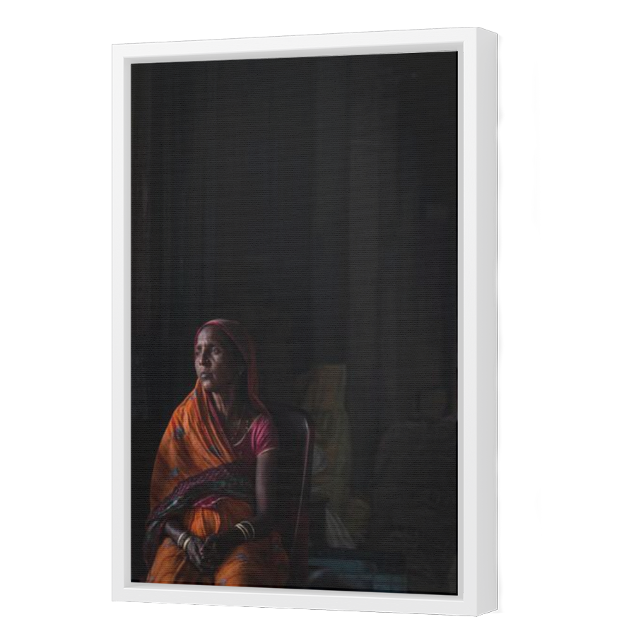 Thumbnail for Canvas - White Floating Frame