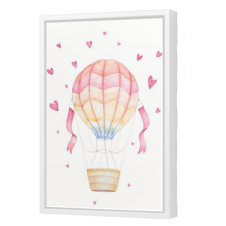Thumbnail for Canvas - White Floating Frame