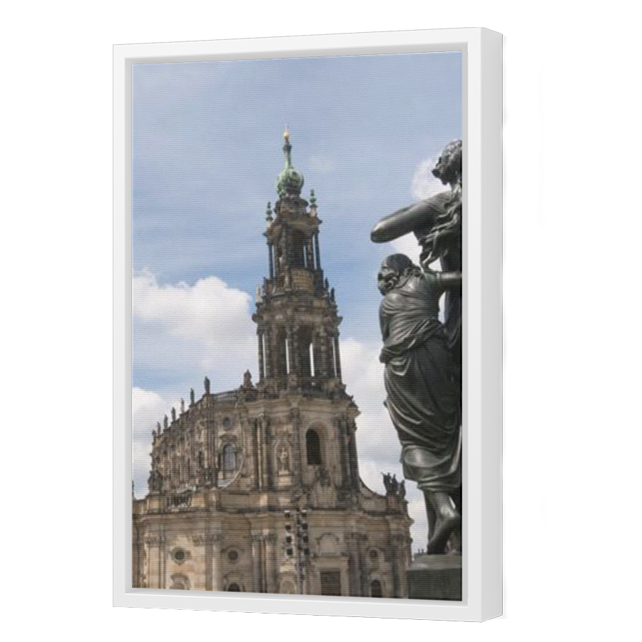Thumbnail for Canvas - White Floating Frame