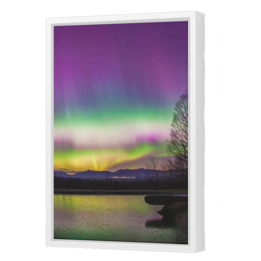 Thumbnail for Canvas - White Floating Frame