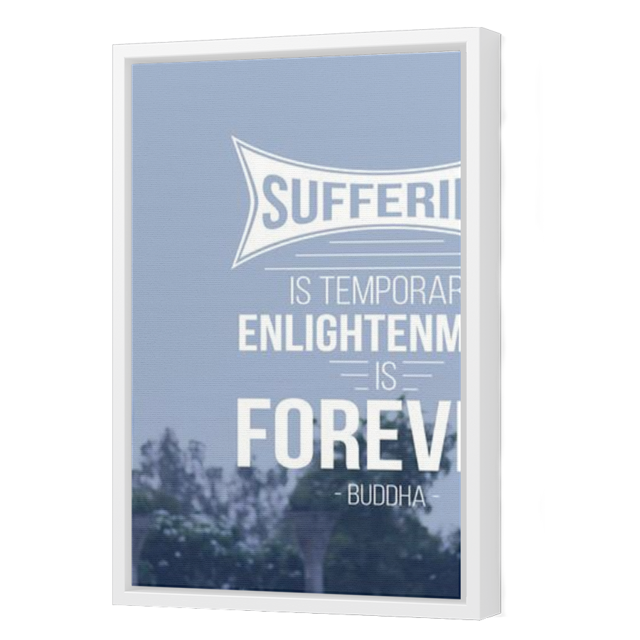 Thumbnail for Canvas - White Floating Frame