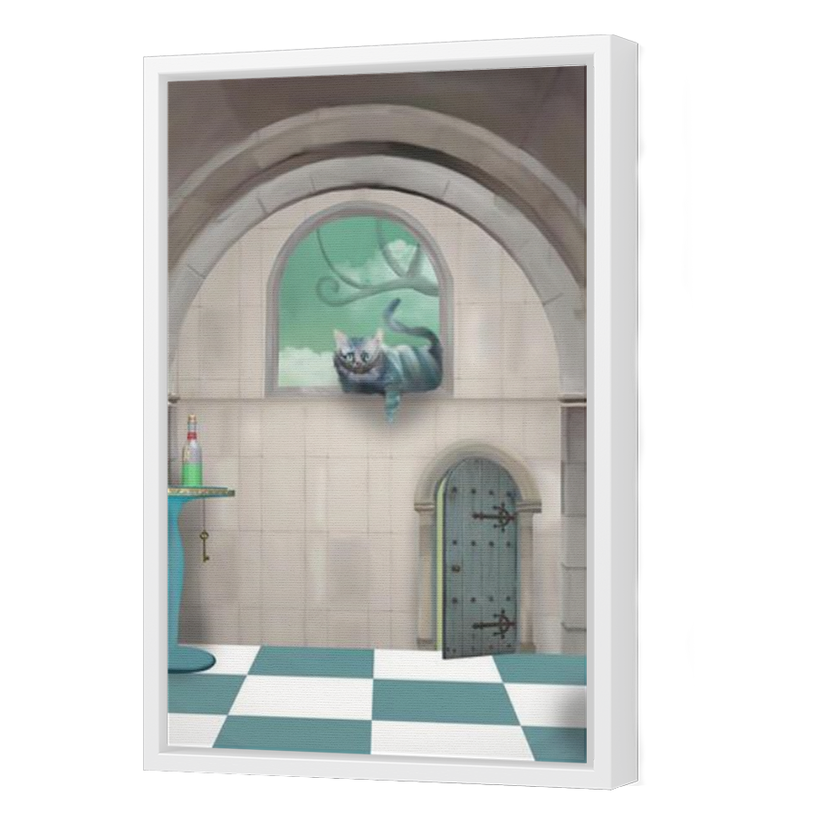 Thumbnail for Canvas - White Floating Frame
