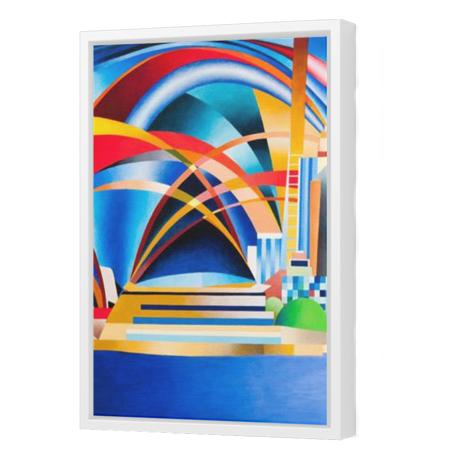 Thumbnail for Canvas - White Floating Frame