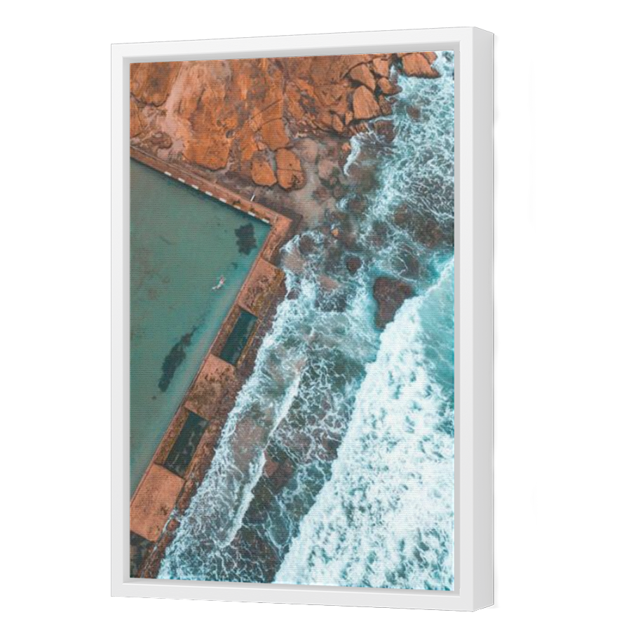 Thumbnail for Canvas - White Floating Frame