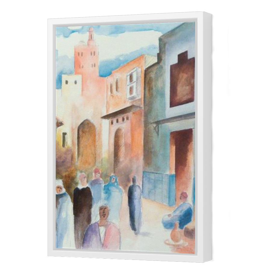 Thumbnail for Canvas - White Floating Frame
