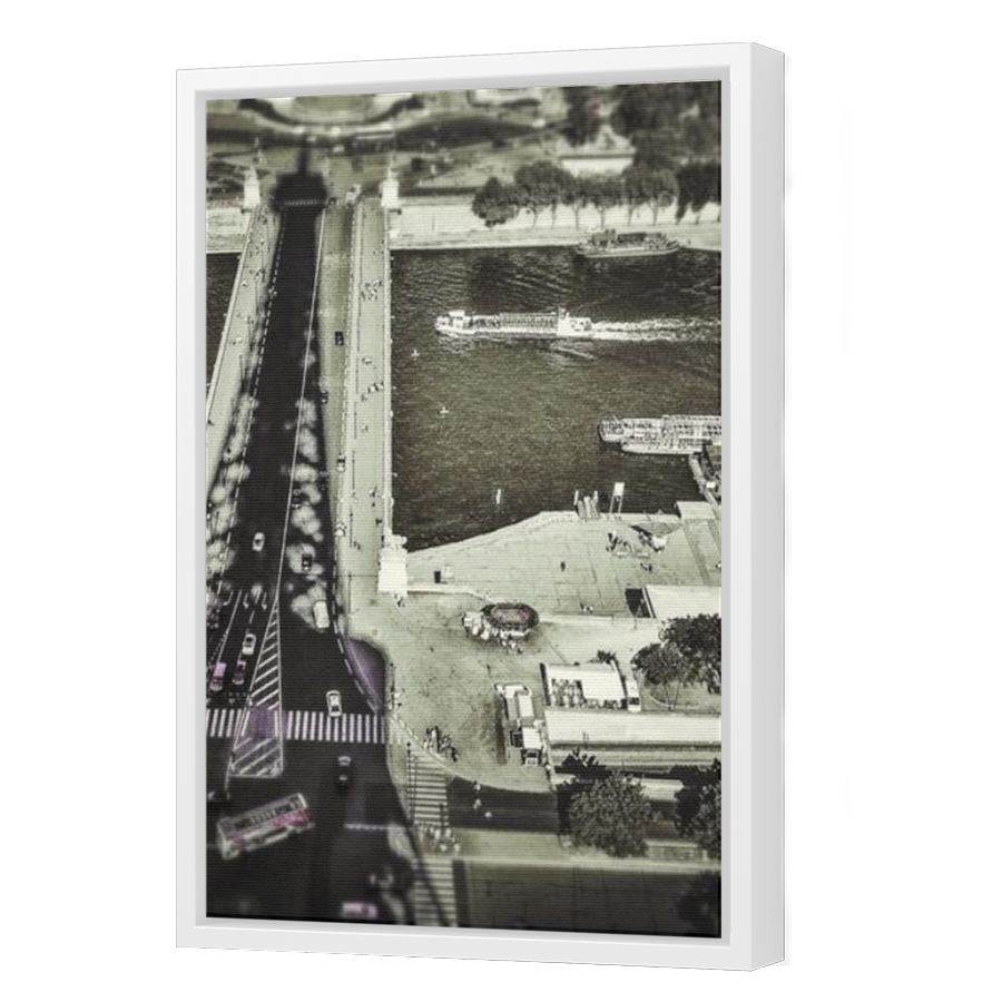 Thumbnail for Canvas - White Floating Frame