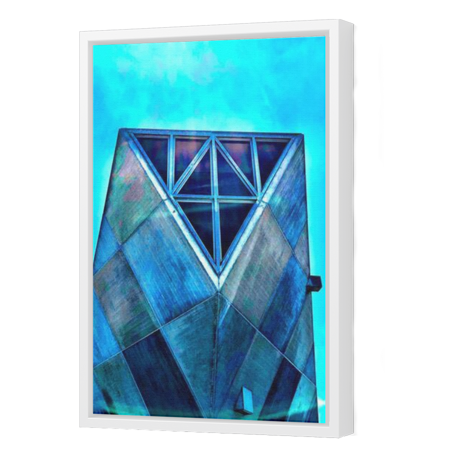Thumbnail for Canvas - White Floating Frame