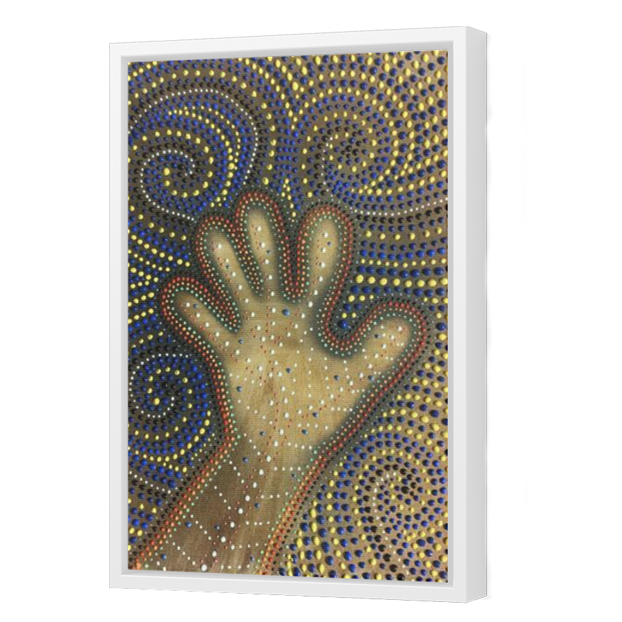 Thumbnail for Canvas - White Floating Frame