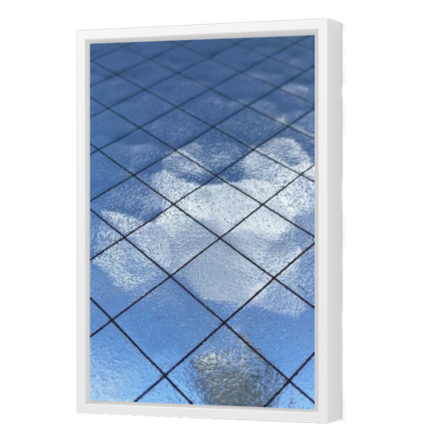 Thumbnail for Canvas - White Floating Frame