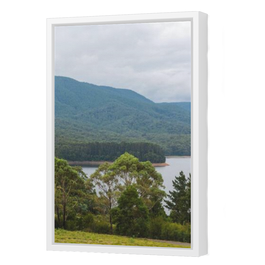 Thumbnail for Canvas - White Floating Frame