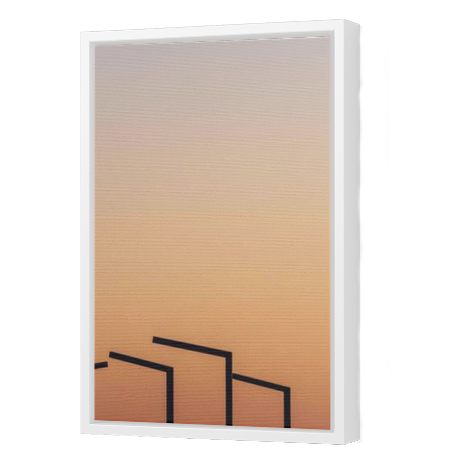 Thumbnail for Canvas - White Floating Frame