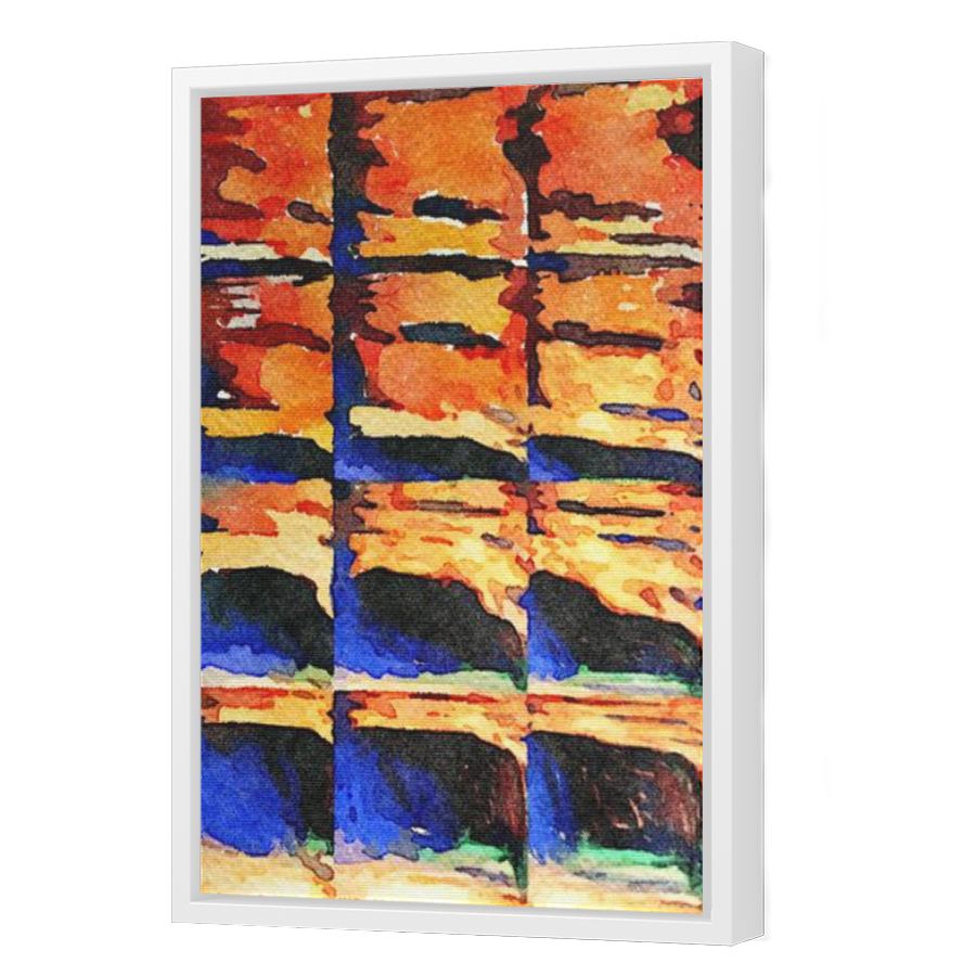 Thumbnail for Canvas - White Floating Frame