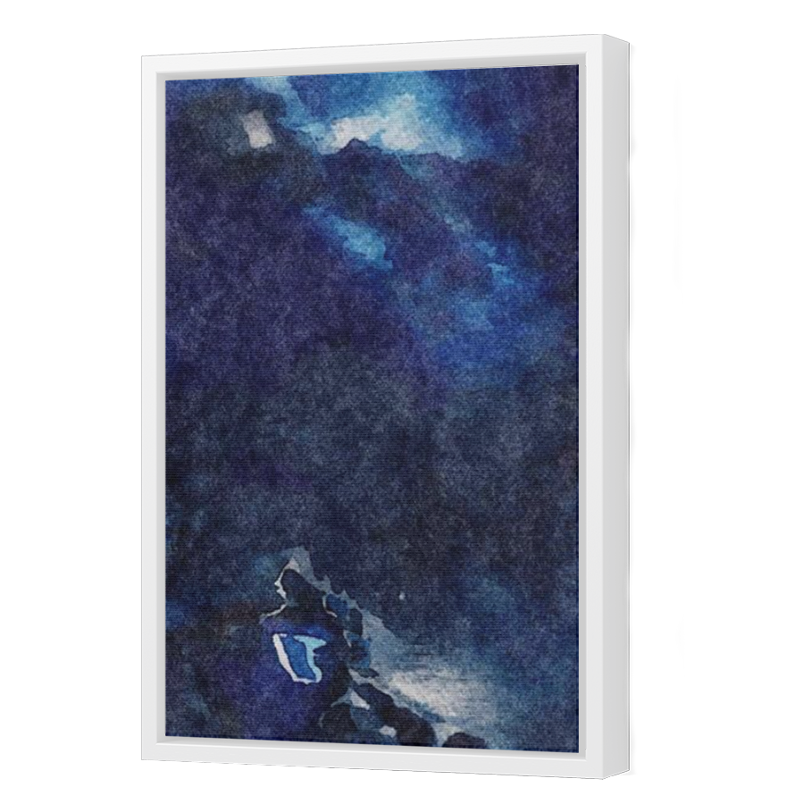 Thumbnail for Canvas - White Floating Frame