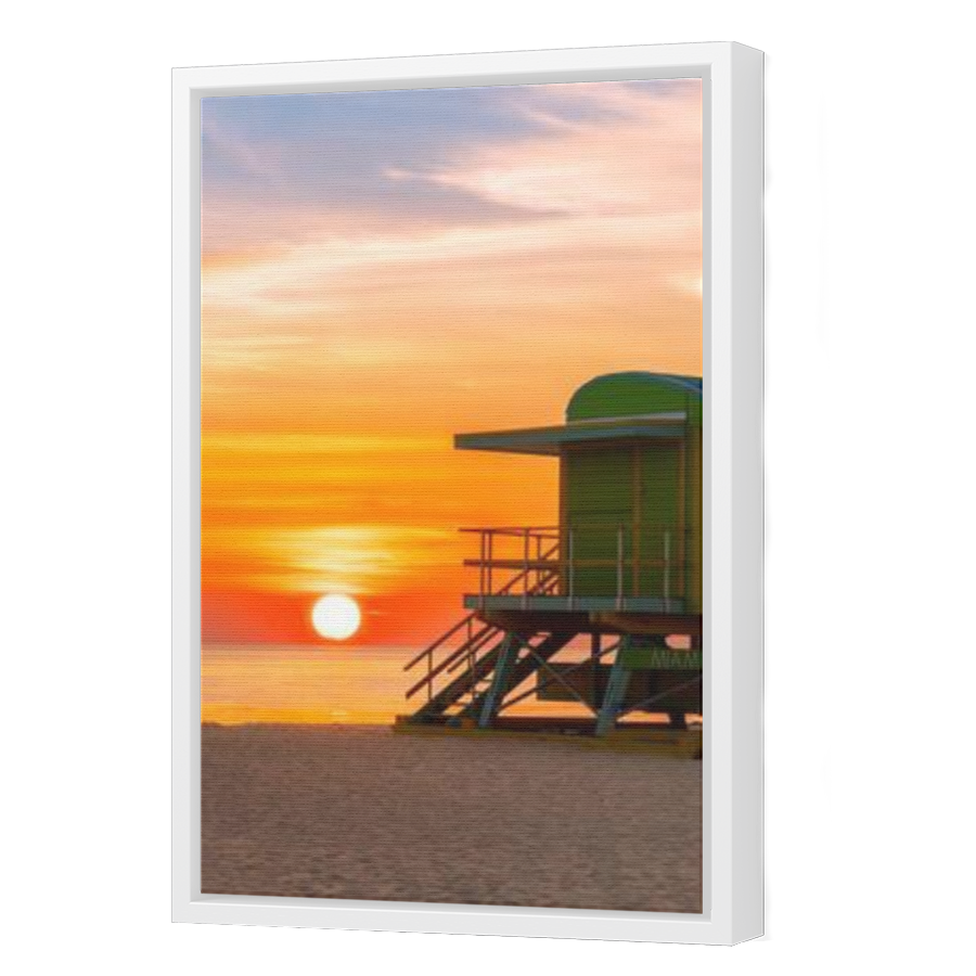 Thumbnail for Canvas - White Floating Frame