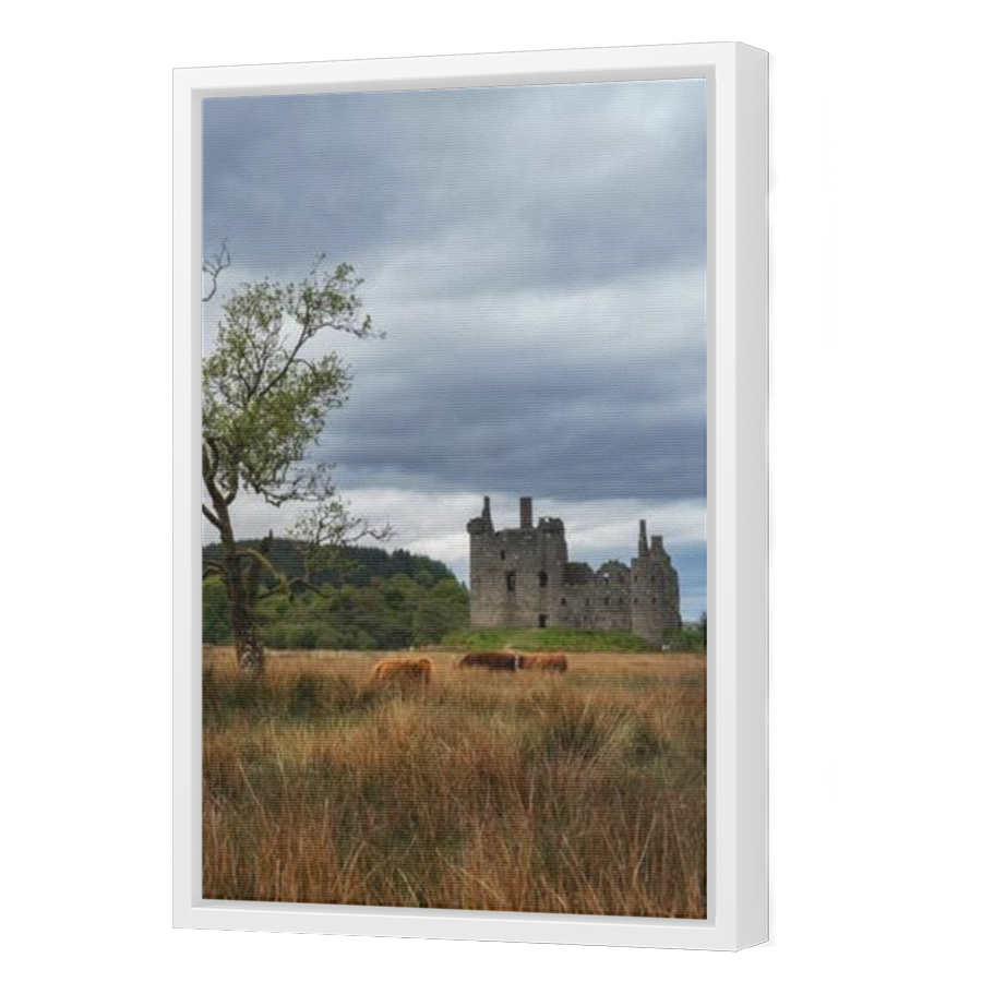 Thumbnail for Canvas - White Floating Frame