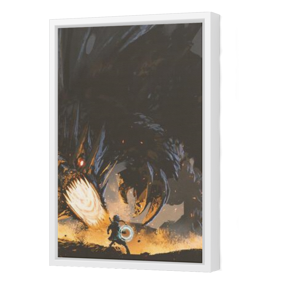 Thumbnail for Canvas - White Floating Frame