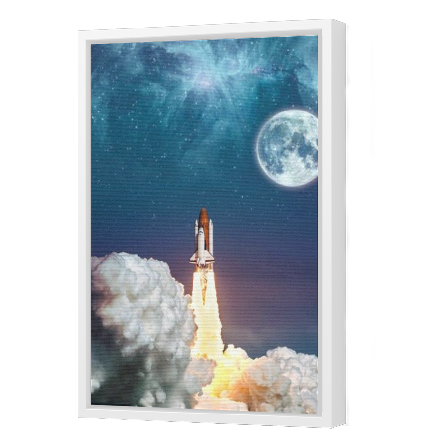 Thumbnail for Canvas - White Floating Frame