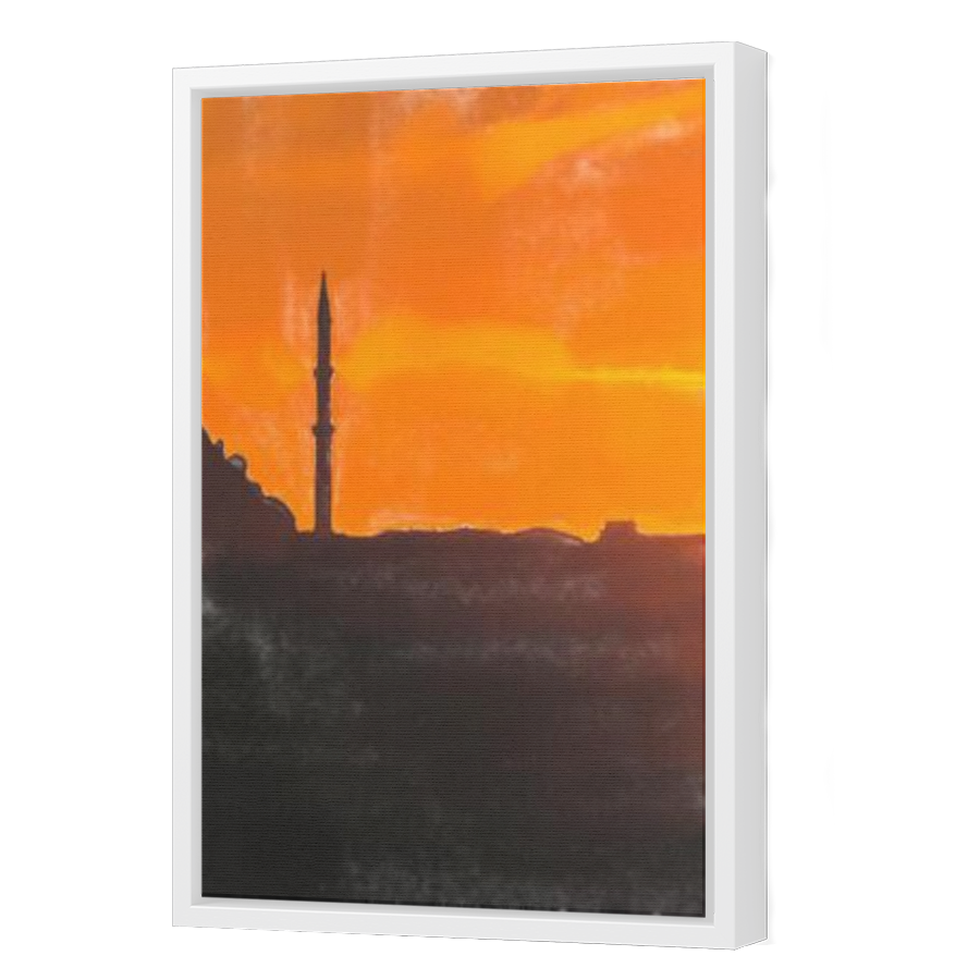 Thumbnail for Canvas - White Floating Frame