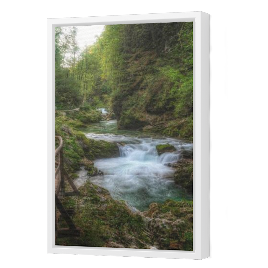 Thumbnail for Canvas - White Floating Frame