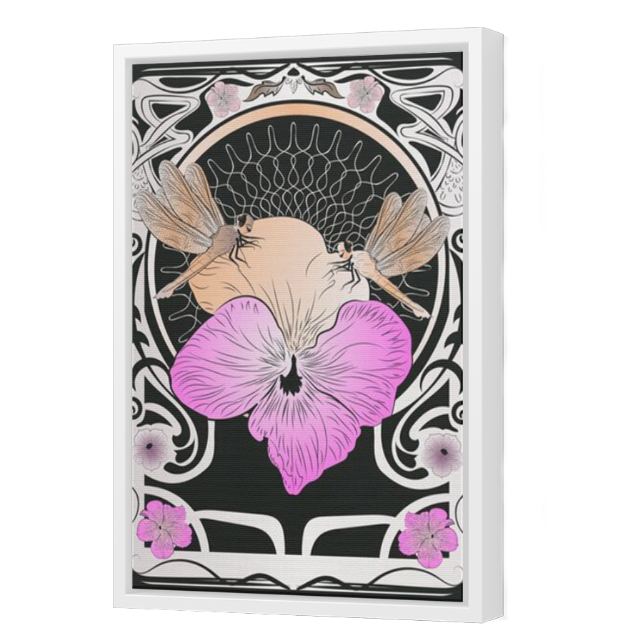 Thumbnail for Canvas - White Floating Frame