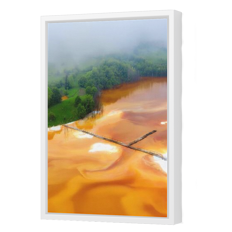 Thumbnail for Canvas - White Floating Frame