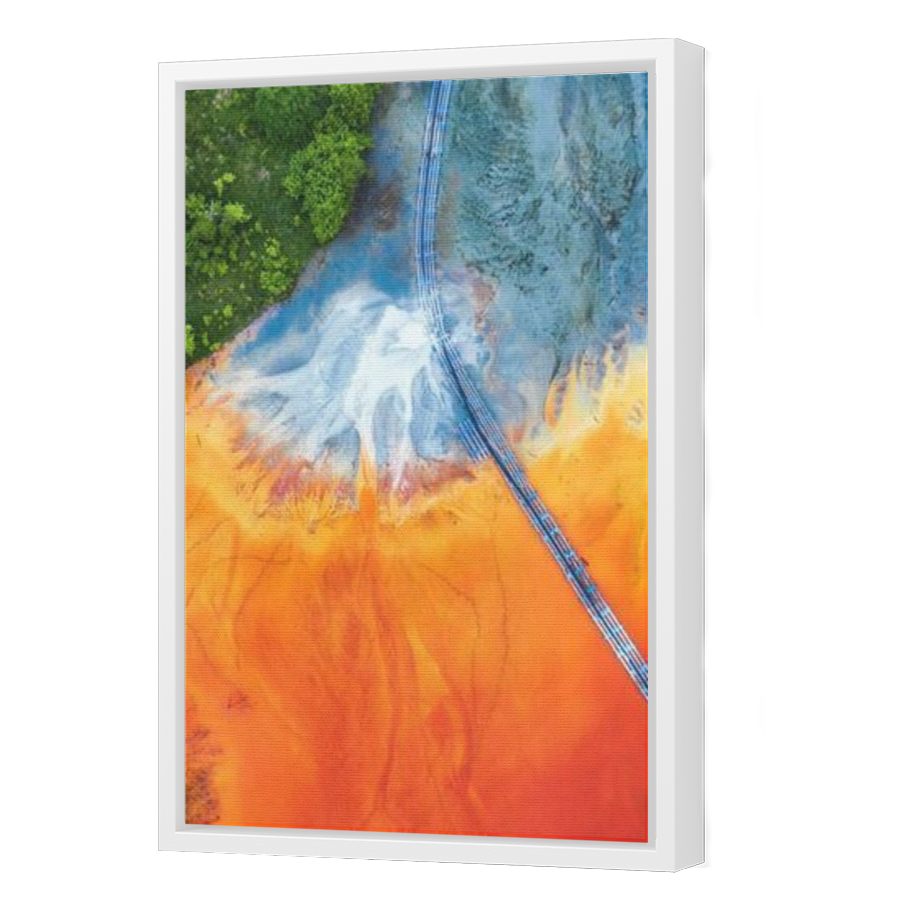 Thumbnail for Canvas - White Floating Frame