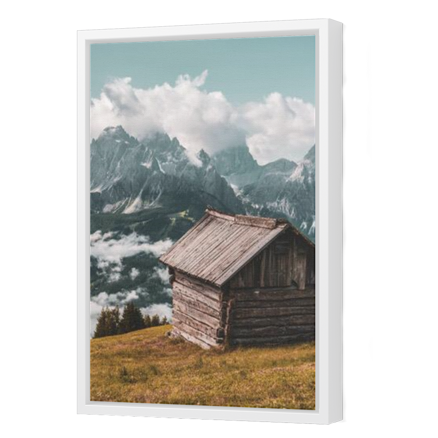 Thumbnail for Canvas - White Floating Frame