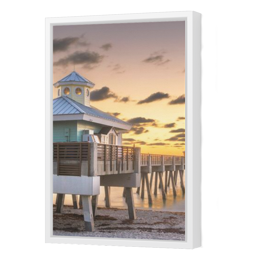 Thumbnail for Canvas - White Floating Frame