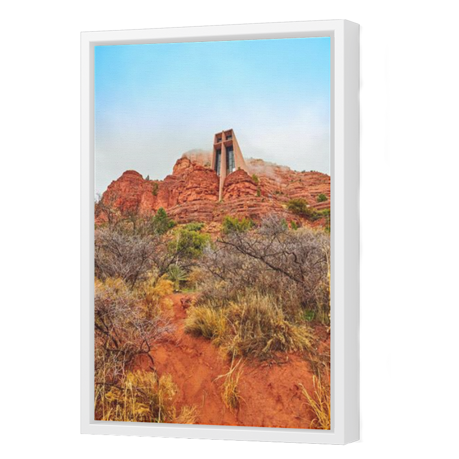 Thumbnail for Canvas - White Floating Frame