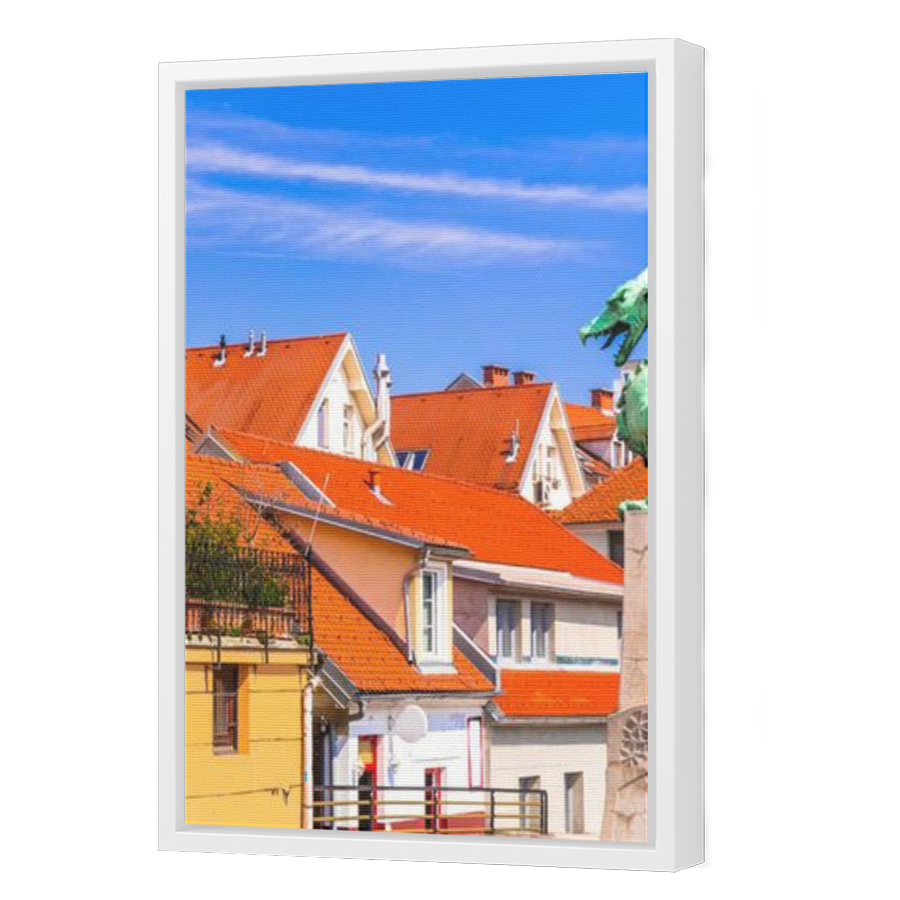 Thumbnail for Canvas - White Floating Frame