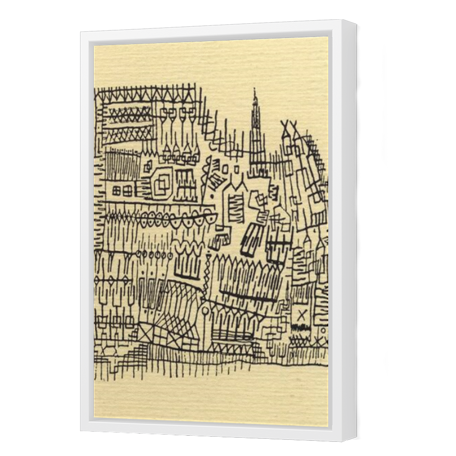 Thumbnail for Canvas - White Floating Frame
