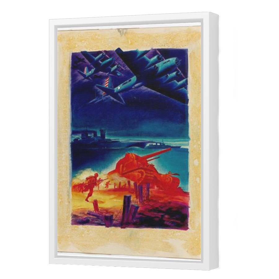 Thumbnail for Canvas - White Floating Frame