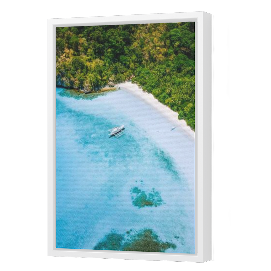 Thumbnail for Canvas - White Floating Frame