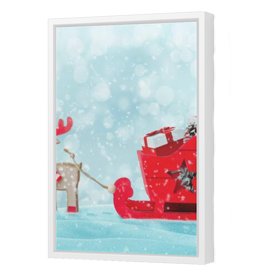 Thumbnail for Canvas - White Floating Frame