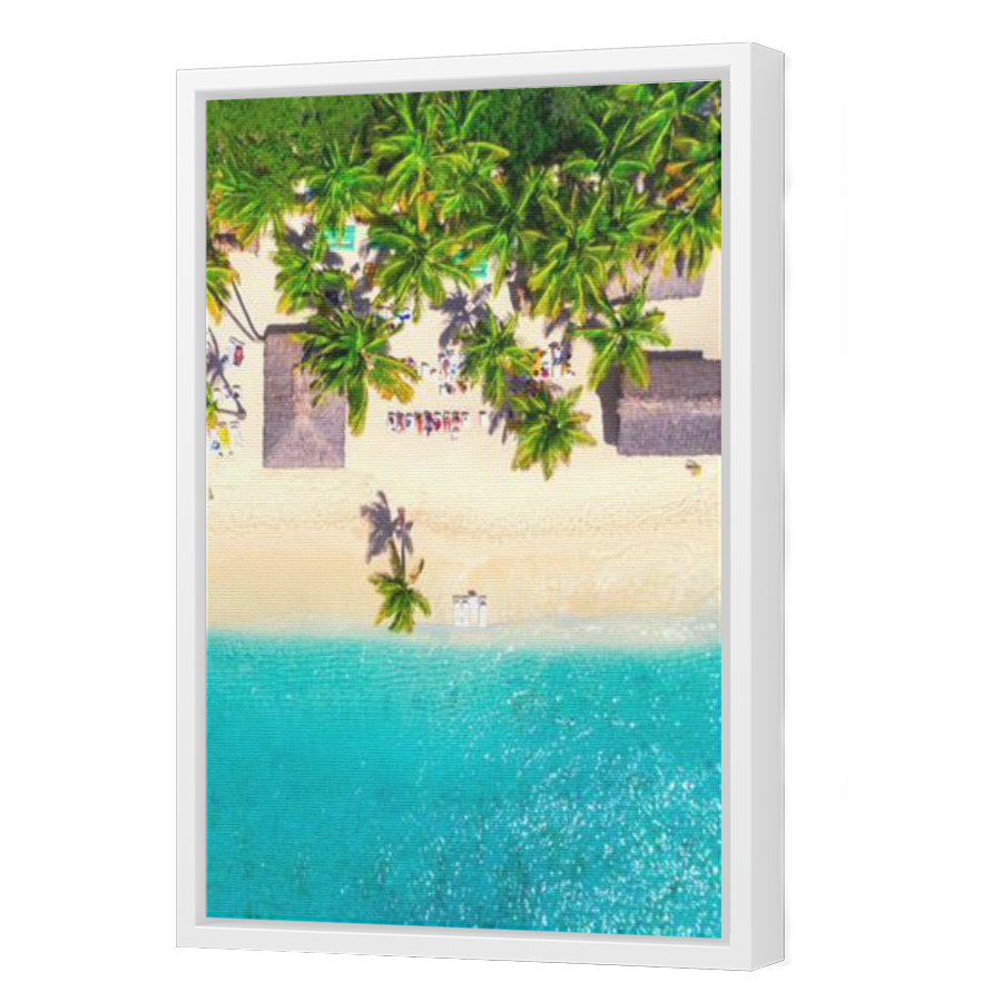 Thumbnail for Canvas - White Floating Frame