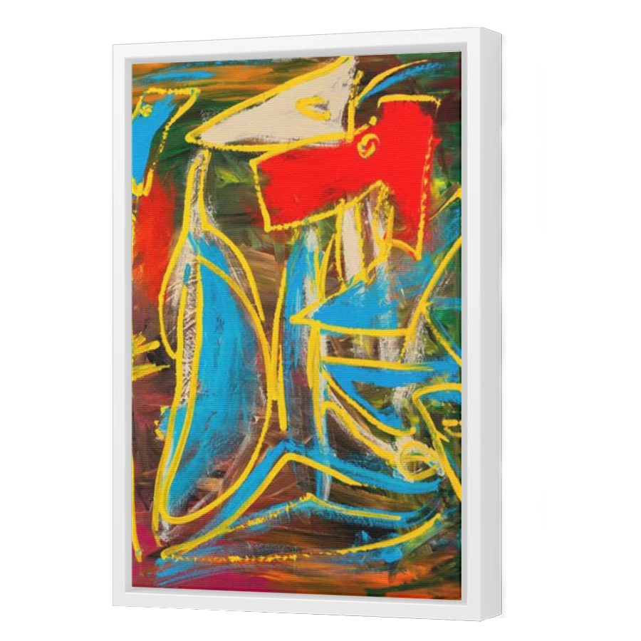 Thumbnail for Canvas - White Floating Frame