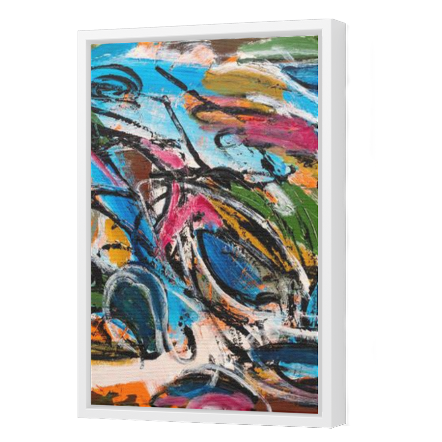 Thumbnail for Canvas - White Floating Frame