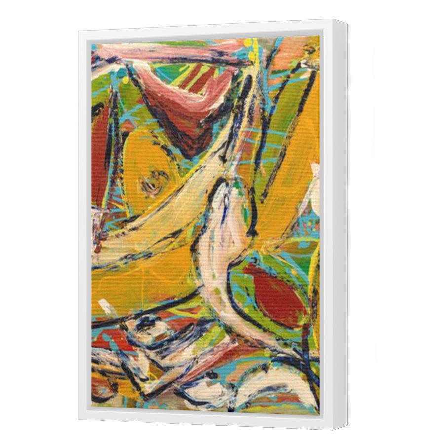 Thumbnail for Canvas - White Floating Frame