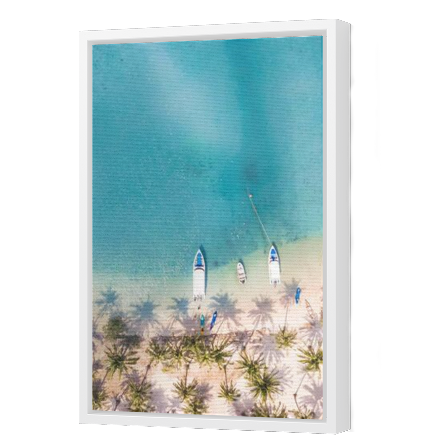 Thumbnail for Canvas - White Floating Frame