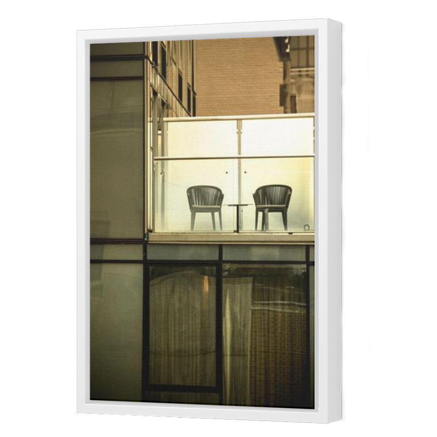 Thumbnail for Canvas - White Floating Frame