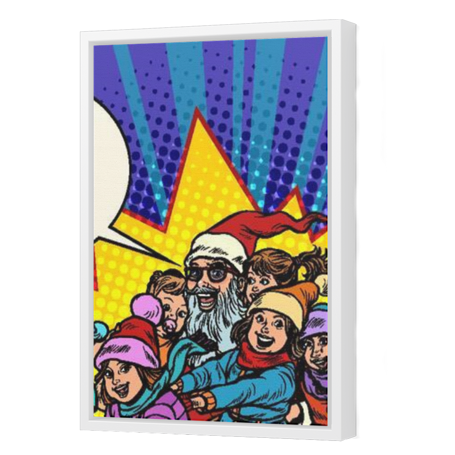 Thumbnail for Canvas - White Floating Frame
