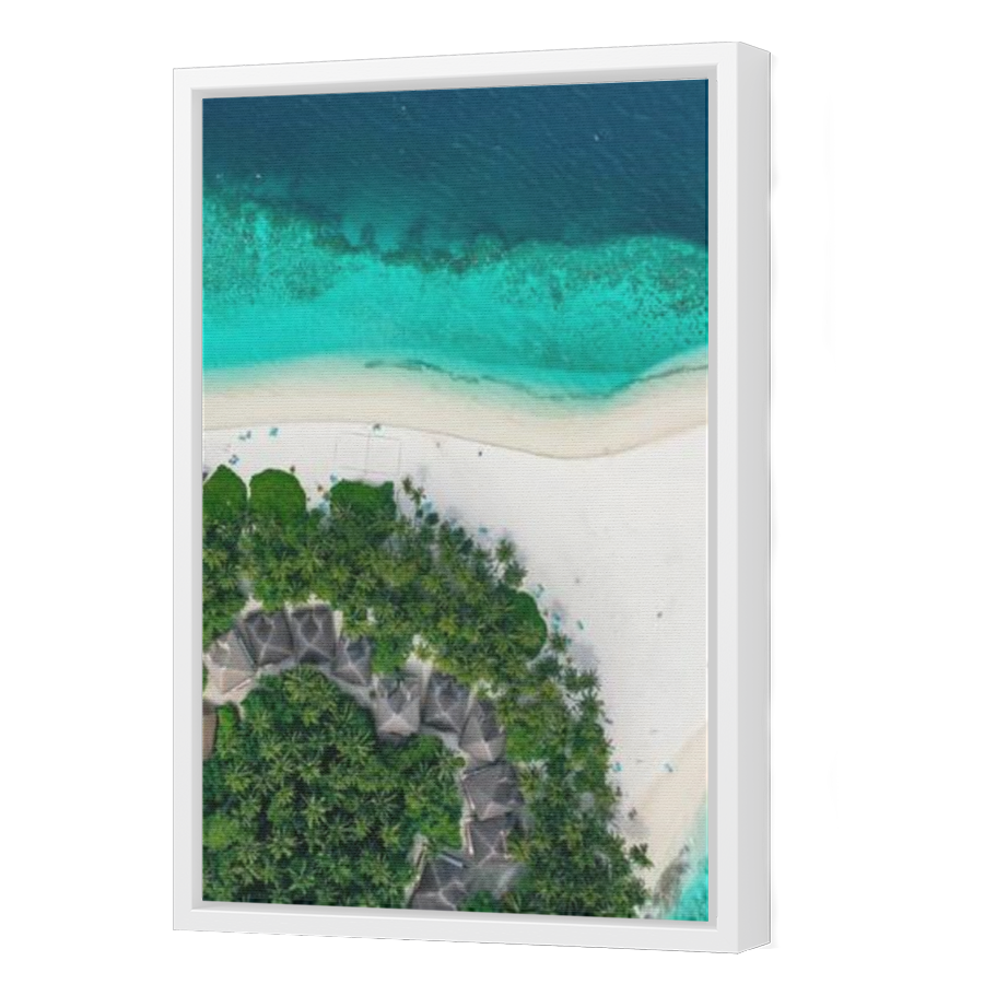 Thumbnail for Canvas - White Floating Frame