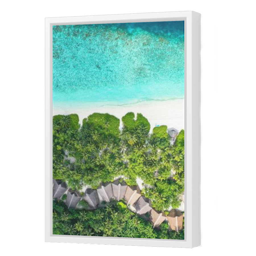 Thumbnail for Canvas - White Floating Frame