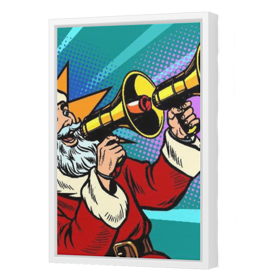 Thumbnail for Canvas - White Floating Frame