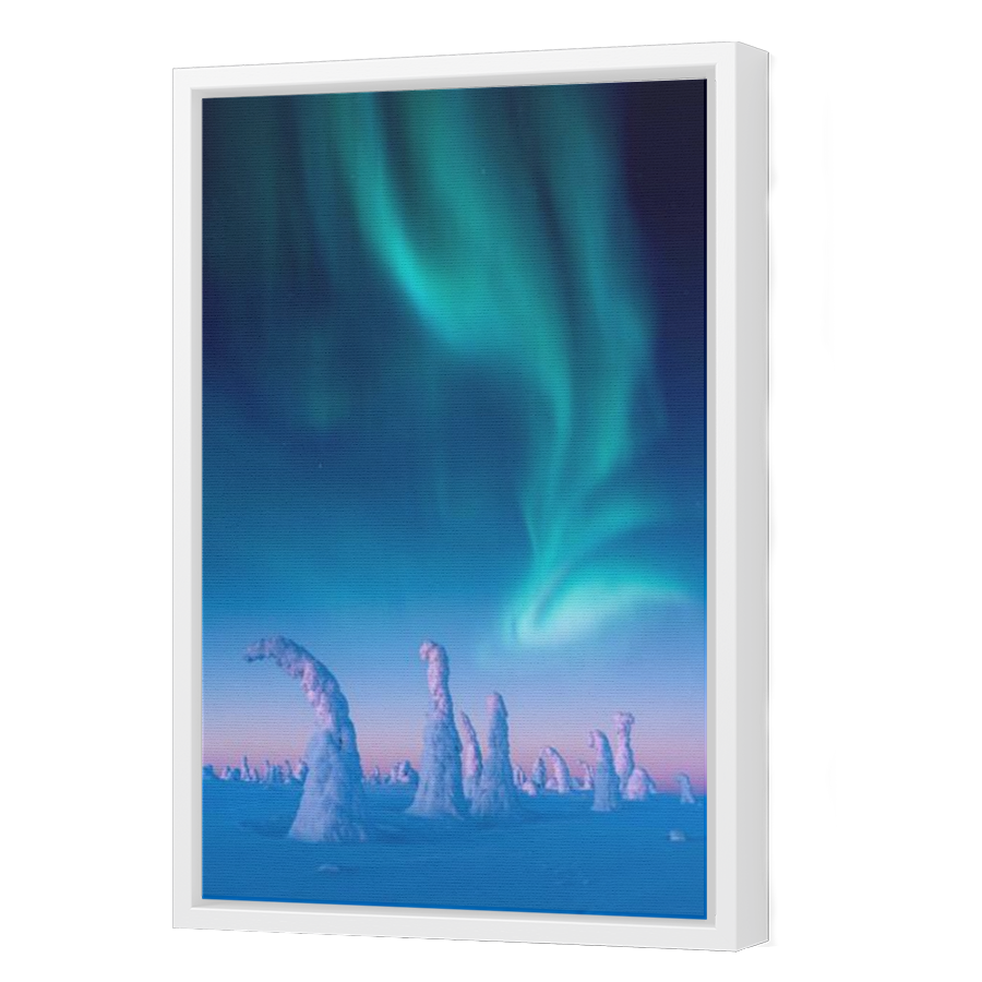 Thumbnail for Canvas - White Floating Frame