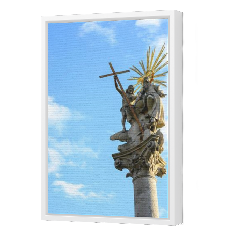 Thumbnail for Canvas - White Floating Frame