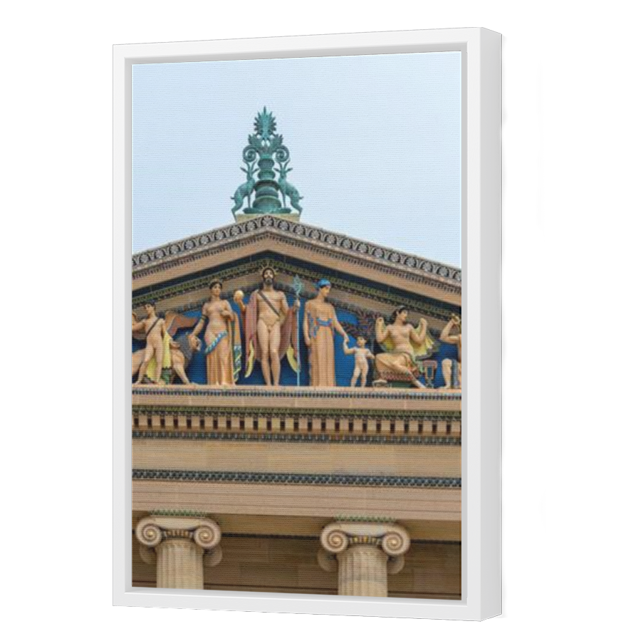 Thumbnail for Canvas - White Floating Frame