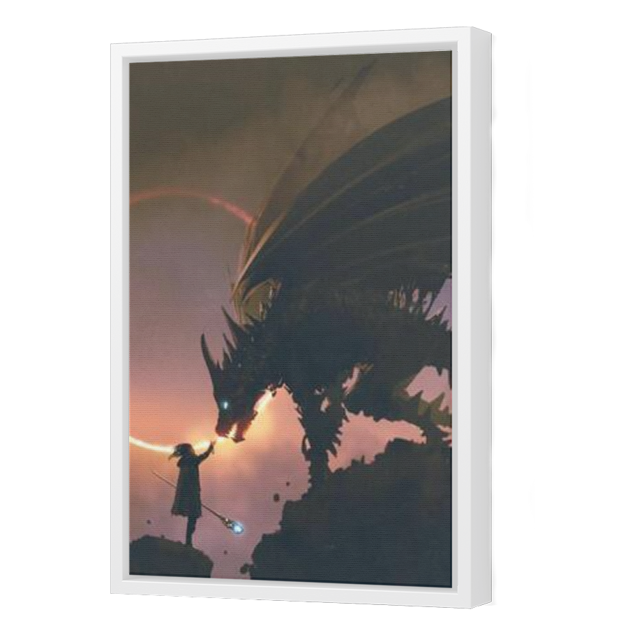 Thumbnail for Canvas - White Floating Frame