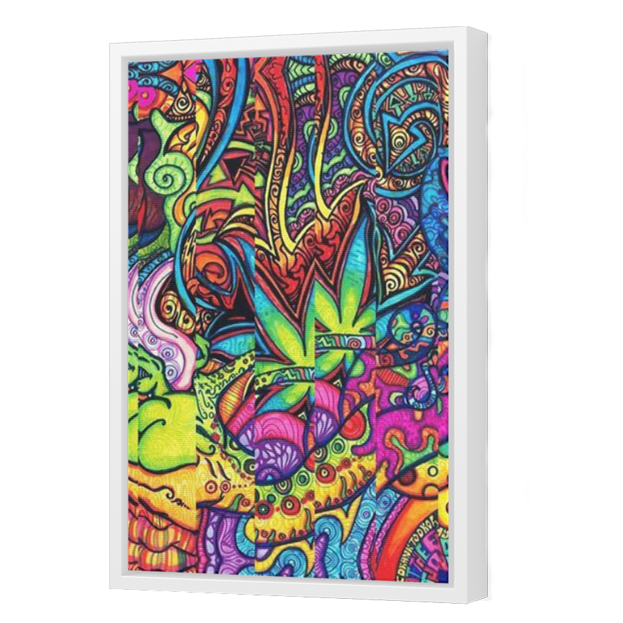 Thumbnail for Canvas - White Floating Frame